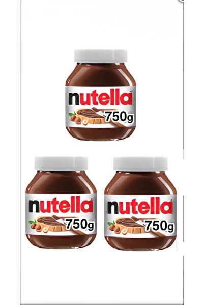 Nutella 750 Gram 3 Adet