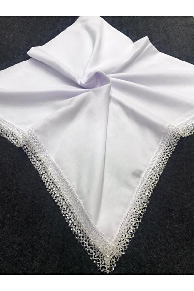 ALLURİNG Dört Kenarı Iğne Oyalı Boncuklu (boncukları El Işlemeli) Yazmalar