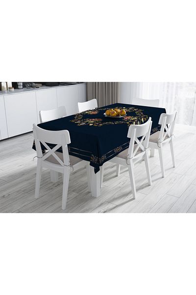 Adawall Flower Framed Tablecloth 160x220cm