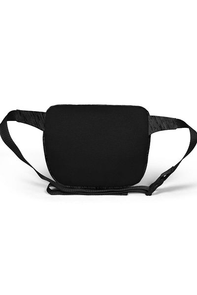 Coral High Black Dark Gray Car Patterned Waist Bag 22604