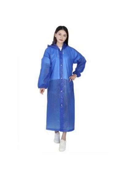 Marlux Unisex Blue Waterproof Raincoat -