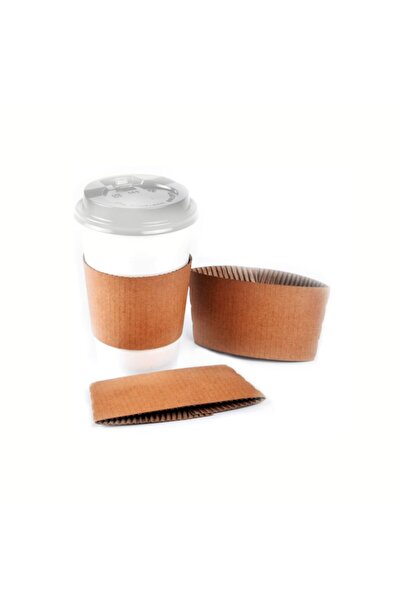ASR CUP 8-12 Oz Karton Bardak Tutacağı (sleeve) Ceket-100 Adet
