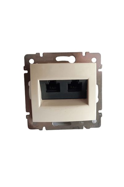 Legrand مقبس هاتف فالينا بيج مزدوج بدون إطار