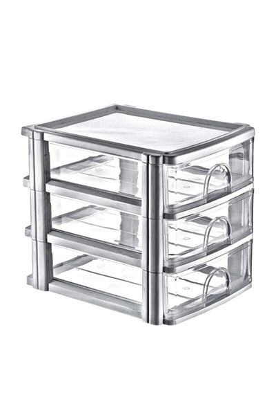 bimbambom A4 Paper Holder with 3 Drawers, Organizer Document Rack, Dw130