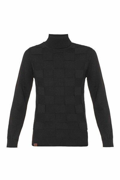 Cipo&Baxx Bp101 Turtleneck Black Children's Sweater