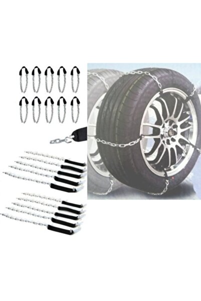 Ankaflex Yeni Nesil Tak Çıkar Pratik Araba Zinciri Kar Zinciri Patinaj Zinciri Araç Lastik Zinciri 10 Adet