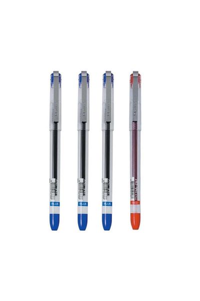 Dong-A My-Gel Needle Tip Pen - 3 Blue, 1 Red, 0.5 mm