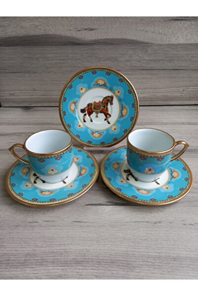 EMİRA HOME طقم فناجين قهوة لشخصين من كافالو