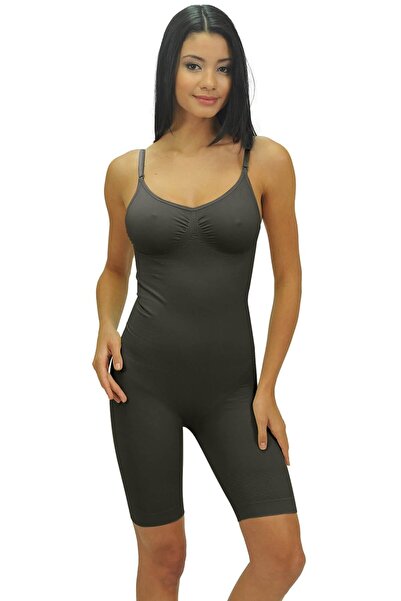 bejamonti Corset negru lung pentru femei 1060