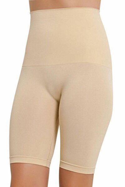 bejamonti Γυναικείος μπεζ μακρύς ομφαλός κορσές 2460