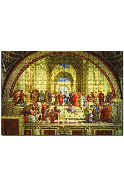 Cakapuzzle لغز مدرسة أثينا 500 قطعة MDF (خشب)