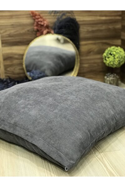 Genel Markalar Çok Kullanışlı Kadife Yer Minderi Puf Kılıfı 60x60