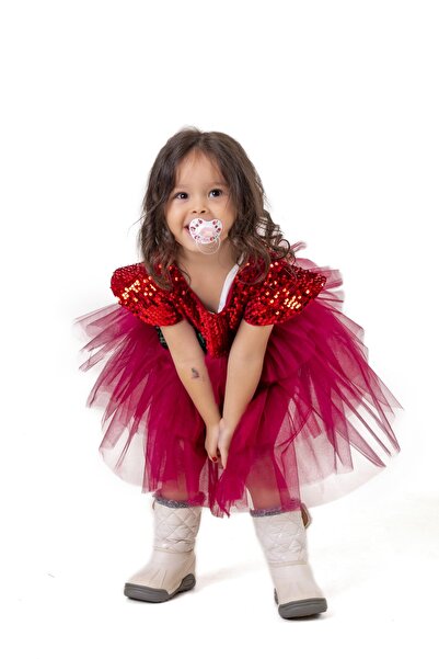 HEPSİMİNNAK Kiraz Prenses Çocuk Elbise