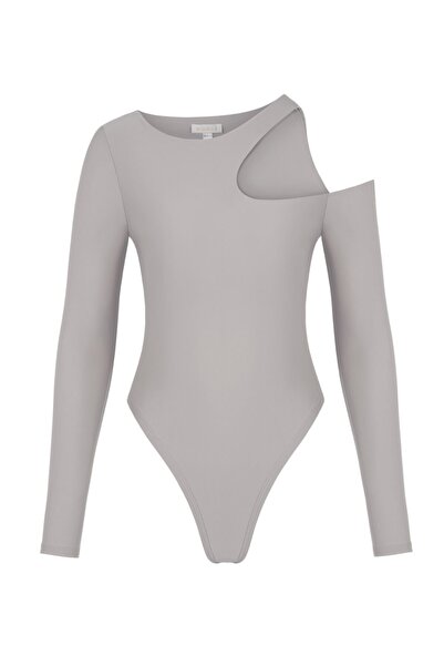 AQUELLA Asimetrik Taş Bodysuit