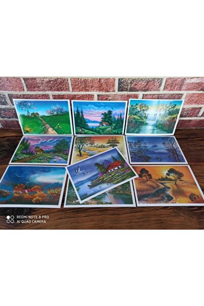 Hureggo مجموعة بطاقات بريدية بموضوع الربيع مكونة من 10 بطاقات