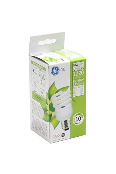 GENERAL Ampül Sarı Spiral 20w