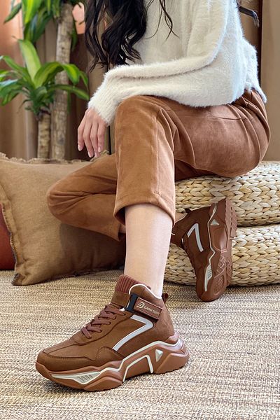 DARK SEER Hellbrauner Damen-Sneaker