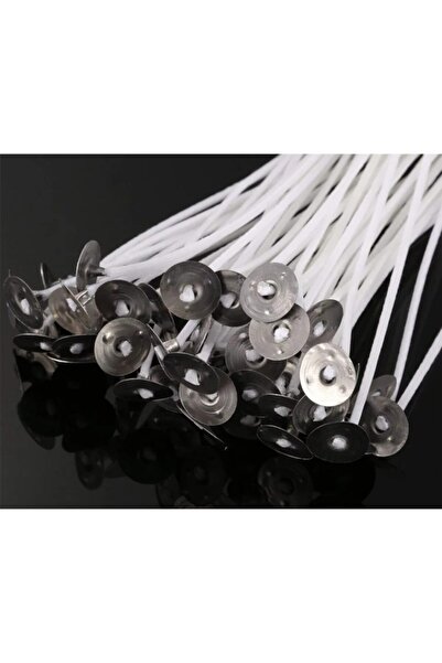 DOĞAN MUM Mum Fitili 8cm 100 Ad Hazır Sert Fitil Jel,parafin Uyumlu Orjinal M...