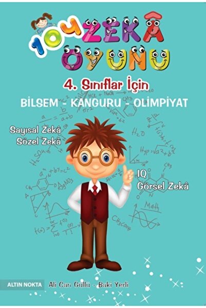 altın nokta 4. Sınıf 104 Zeka Oyunu Bilsem  Kanguru Olimpiyat Kitabı