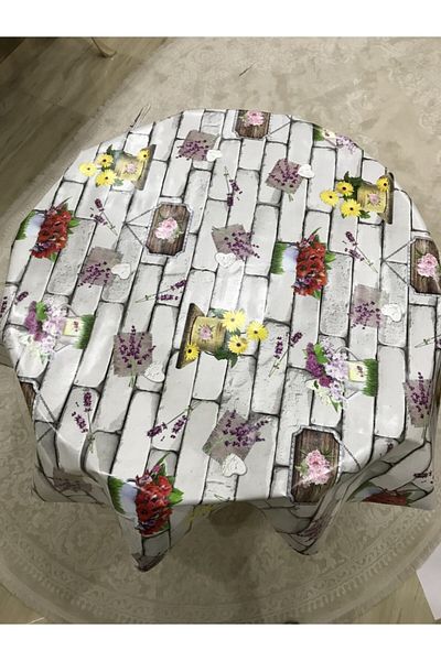FANTASTIC Oilcloth Tablecloth PVC Round