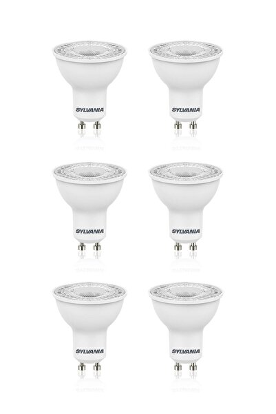 Sylvania 4.2w Gu 10 Beyaz Işık Led Çanak Ampul 6 Lı Paket 6500k 0027435