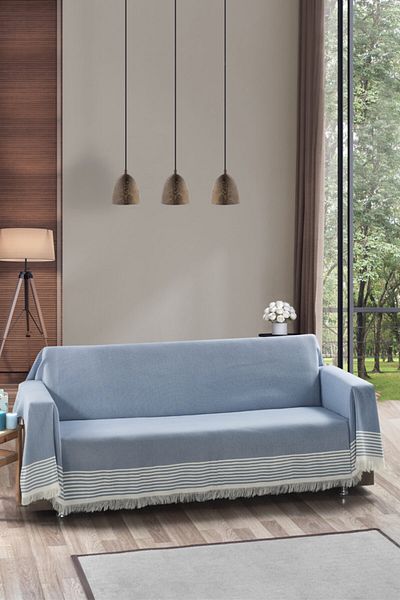 Vagonik Royal Covering Arms Husă pentru canapea extensibilă 180 X 300 - Albastru