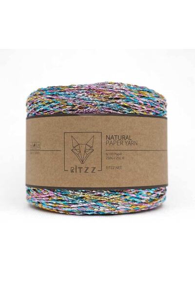 Ritzz حبل ورقي معدني // مصاصة