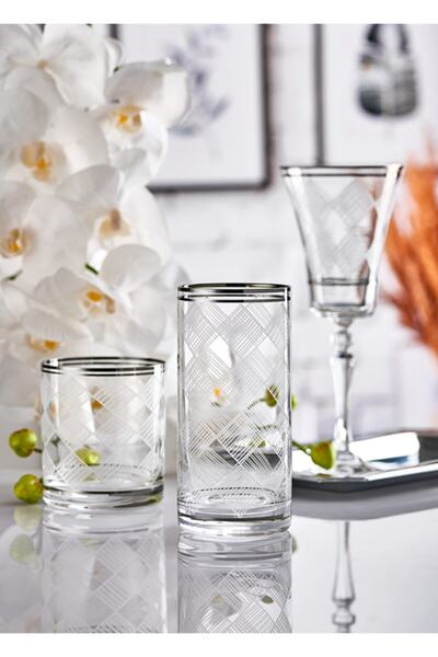 Decorium Gordıon 25 Parça Su Seti Karo 02 Şişe 12 li