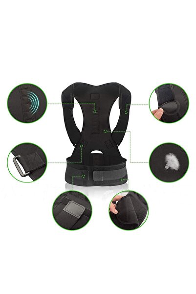 MultiFlexPro Κορσέ Dikdurus Μαγνητική όρθια στάση Κορσέ πλάτης Όρθια βάση Συσκευή κατά της καμπούρας Κορσέ