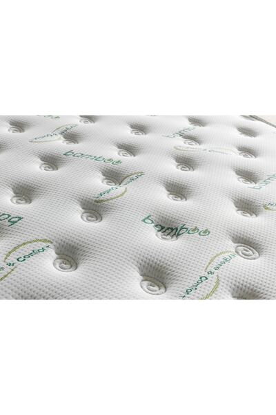 kuponsart 80x180 Bamboo Lüx Ortopedik Soft Ortopedik Yaylı Yatak