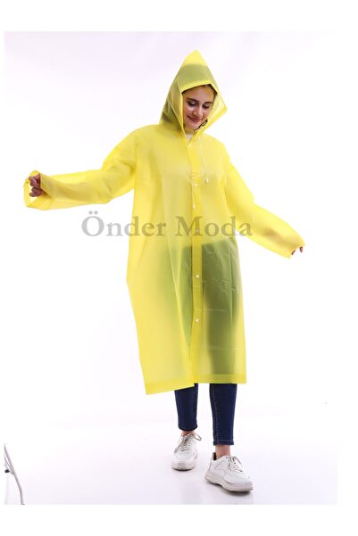 ÖNDER MODA Ανδρικό κίτρινο Eva υφασμάτινο αδιάβροχο και αντιανεμικό