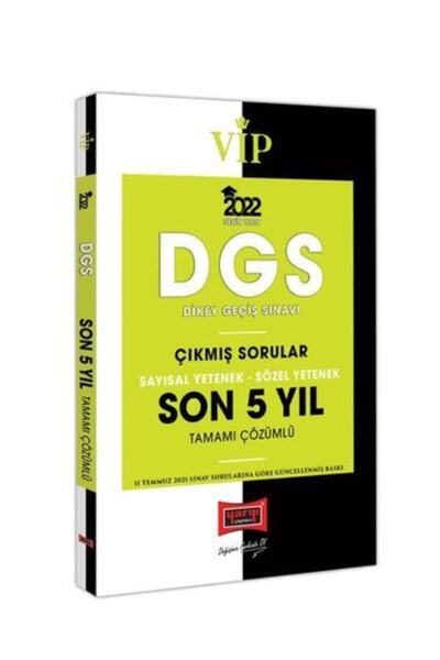 Yargı Yayınevi 2022 Vip Dgs Sayısal Yetenek Sözel Yetenek Son 5 Yıl Tamamı Çö...
