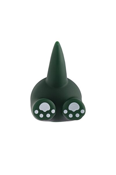 LUCKY CAT Çok Amaçlı Minik Kuyruk Askılık Koyu Yeşil 4.6*4.2*7.6 Cm