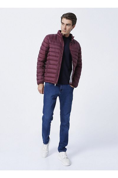 Dockers A1437-0000 سترة طية صدر السترة وأكمام طويلة معطف أحمر مناسب للرجال