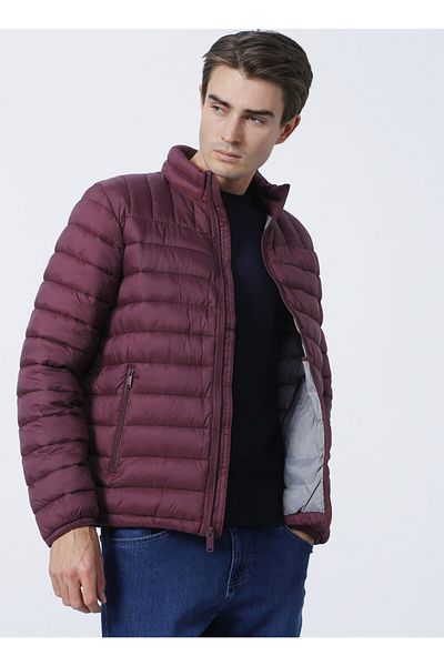 Dockers A1437-0000 سترة طية صدر السترة وأكمام طويلة معطف أحمر مناسب للرجال