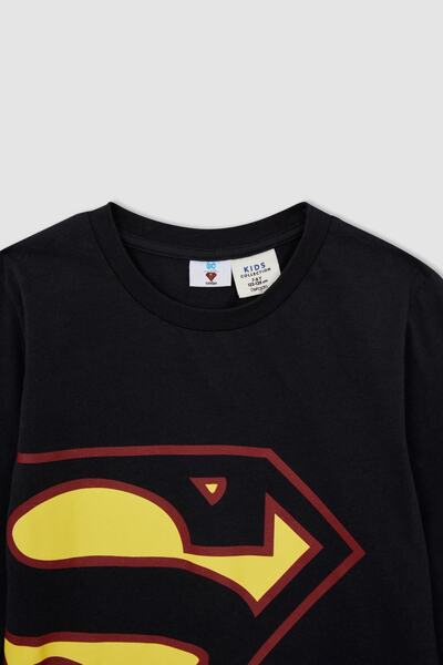 DeFacto Erkek Çocuk Superman Kısa Kollu Pijama Takım
