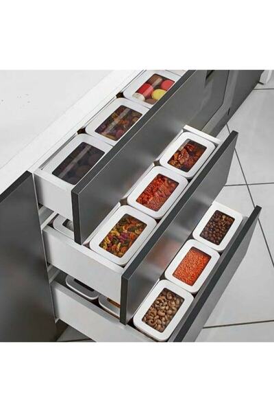 Favilla Dikdörtgen Saklama Kabı 1500 Lt X9 Adet