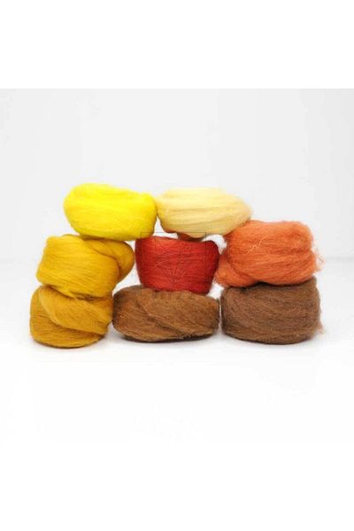 Ritzz Wool Felt Set / 8 Colors Yellow Tones / 803