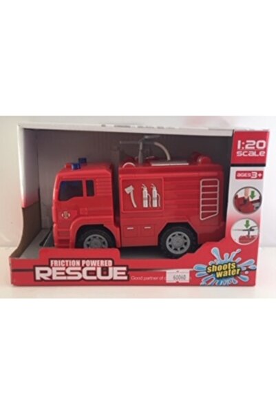 Rescue Sesli Ve Işıklı Su Fışkırtan Itfaiye Aracı 20 Cmsesli Ve Işıklı Su Püs...