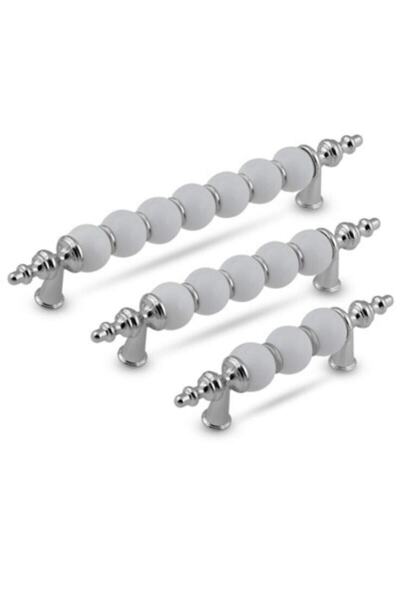 Arion Polimer Modern Lüks Mobilya Dolap Çekmece Kulpları 96 mm 5 Adet