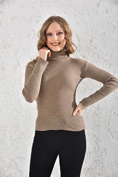 Rodi Turtleneck Knitwear Women's Sweatshirt - Rd22kb374452