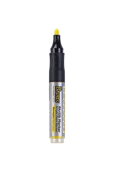 Brons Acrylic Marker 4 Mm Round Tip Yellow