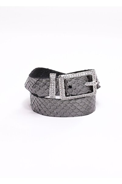 Fatma yaşar Zircon Stone Belt Leather Bracelet