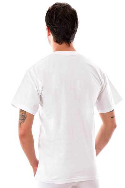 Seher Ανδρικό εσώρουχο Crew Neck White 6 τεμαχίων Mrt0003b6