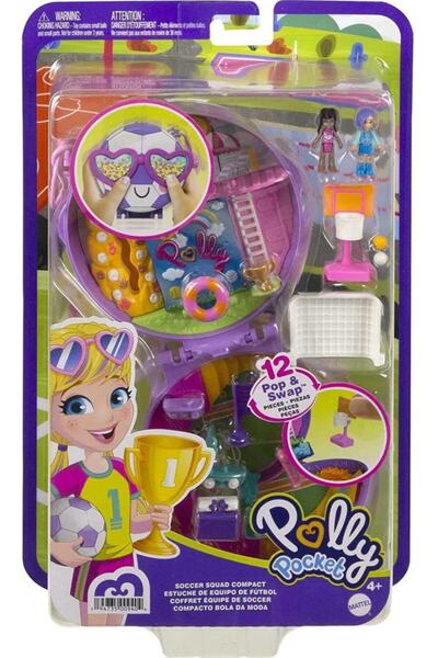 Polly Pocket Ve Maceraları Mikro Oyun Setleri Soccer Squad Compact