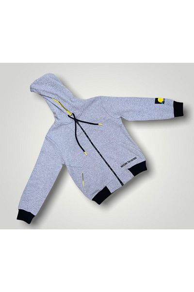 Çikoby Boy's Grey Cardigan