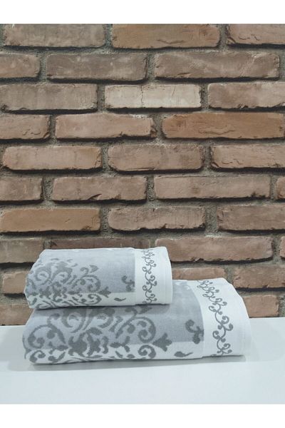 Özdilek Emily 2-Piece Bathroom Set Gray