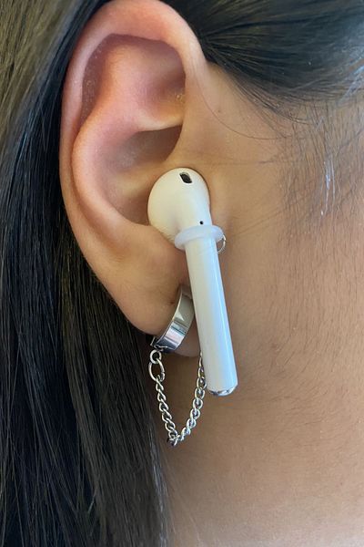 axexuar Surgical Steel Stainless Compression Pinched Ring Earbud Earring