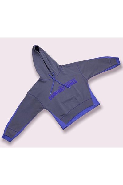 Çikoby Gray Girl's Tracksuit Set