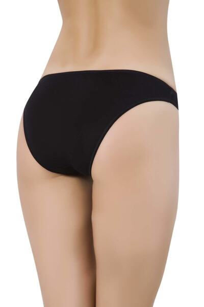 Papatya Γυναικεία εσώρουχα Lycra Modal 3 Pack Μαύρα 1850-